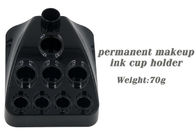 Suporte de copo permanente da tinta da composição do suporte preto da arma da tatuagem com S M L tamanho
