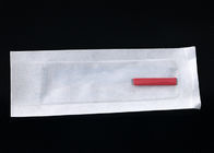 Descartável nenhuma lâmina vermelha lisa profissional da protecção das agulhas de Microblading das cascas