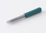 Da lâmina verde redonda da protecção da tatuagem 9 ferramenta permanente das agulhas da composição
