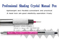 Pena manual da tatuagem da sobrancelha da composição de cristal profissional para as sobrancelhas/bordos