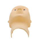 Máscara permanente da cabeça do modelo do silicone do bordado das sobrancelhas da pele 260G da prática da composição da pele falsificada de borracha