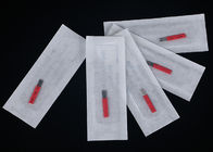 Agulha descartável de proteção redonda vermelha fantástica de Microblading da sobrancelha da lâmina de quatro 12 agulhas de Microblading