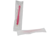 A composição permanente descartável cor-de-rosa utiliza ferramentas a pena manual de Microblading da sobrancelha # lâmina de 18 U