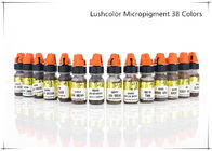 38 pigmentos extraídos planta de Lushcolor das cores semi para Microblading e Microshading