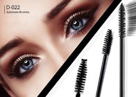 Ferramentas cosméticas da beleza da escova do preto das fibras artificiais para as pestanas/sobrancelhas