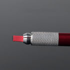 Lâmina vermelha lisa vermelha da proteção da cor #14 das agulhas de Microblading da tatuagem da sobrancelha de Ombre