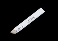 Agulhas brancas da lâmina do cabo flexível de Lushcolor Microblading com a pena manual da tatuagem da sobrancelha