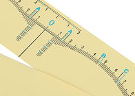Ferramentas de medição de Microblading das etiquetas descartáveis exatas da régua da sobrancelha