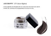A sobrancelha original Microblading colore os pigmentos cosméticos permanentes de creme de Brown da CINZA da tinta