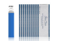Lâmina Nano 0.16mm da composição permanente azul do cabo flexível para as sobrancelhas Microblading