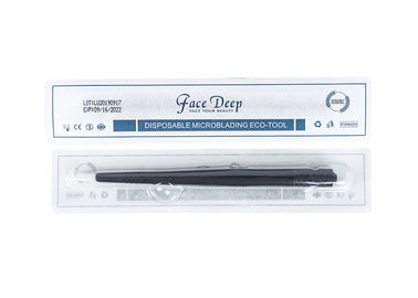 A mão permanente da composição dos matérias biológicos de Microblading utiliza ferramentas o suporte universal biodegradável