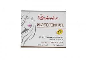 12pcs/a sobrancelha Lushcolor da caixa Numbs o Lidocaine do assassino de dor 4% da tatuagem do remendo