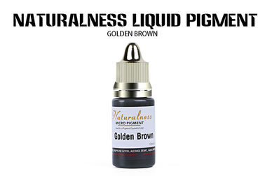 A composição permanente orgânica dourada de Brown pigmenta o pigmento líquido da tinta da naturalidade